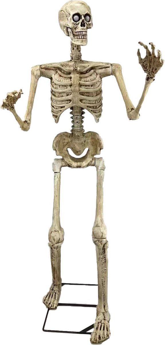 Totally Halloween | Bewegend en Pratend Skelet | Animatronic | 150 cm